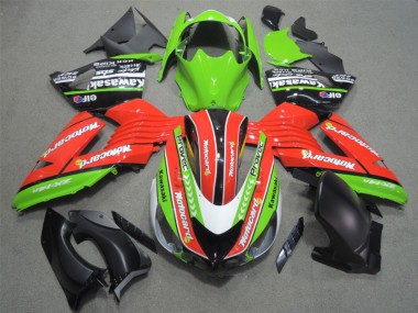 Carenado Kawasaki ZX14R ZZR 1400 2006-2011 - Rojo Verdecard