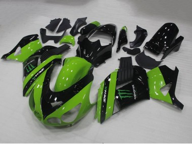 Carenado Kawasaki ZX14R ZZR 1400 2006-2011 - Verde Monster