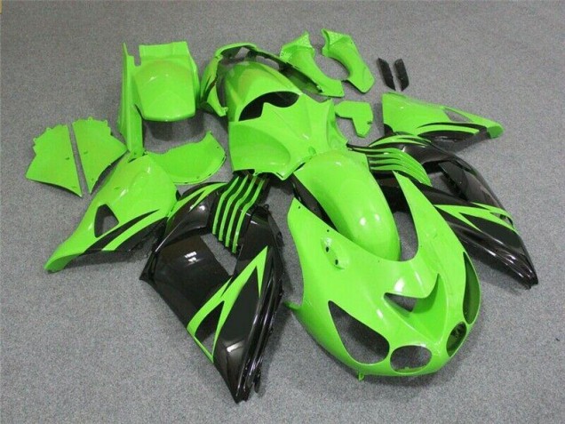 Carenado Kawasaki ZX14R ZZR 1400 2006-2011 - Verde Negro