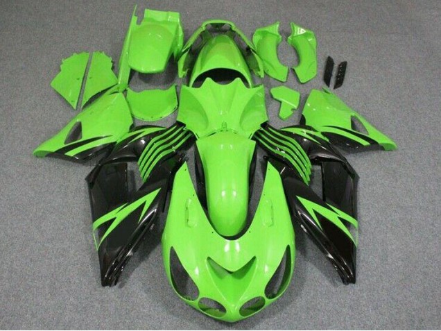 Carenado Kawasaki ZX14R ZZR 1400 2006-2011 - Verde Negro