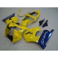 Carenado Kawasaki ZX6R 2000-2002 - Amarillo Azul