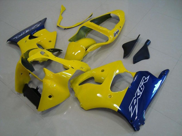 Carenado Kawasaki ZX6R 2000-2002 - Amarillo Azul Carenado Kawasaki ZX6R 2000-2002 - Amarillo Azul