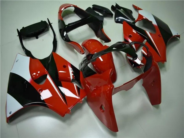 Carenado Kawasaki ZX6R 2000-2002 - Rojo Negro Blanco Carenado Kawasaki ZX6R 2000-2002 - Rojo Negro Blanco