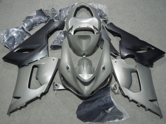 Carenado Kawasaki ZX6R 2005-2006 - Gris Negro Carenado Kawasaki ZX6R 2005-2006 - Gris Negro