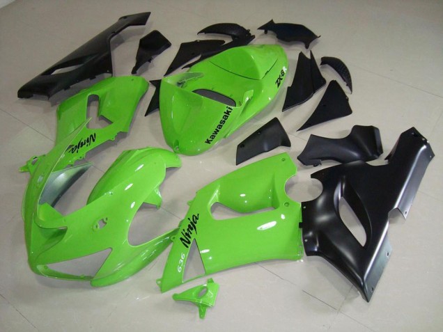 Carenado Kawasaki ZX6R 2005-2006 - Lime Verde Carenado Kawasaki ZX6R 2005-2006 - Lime Verde