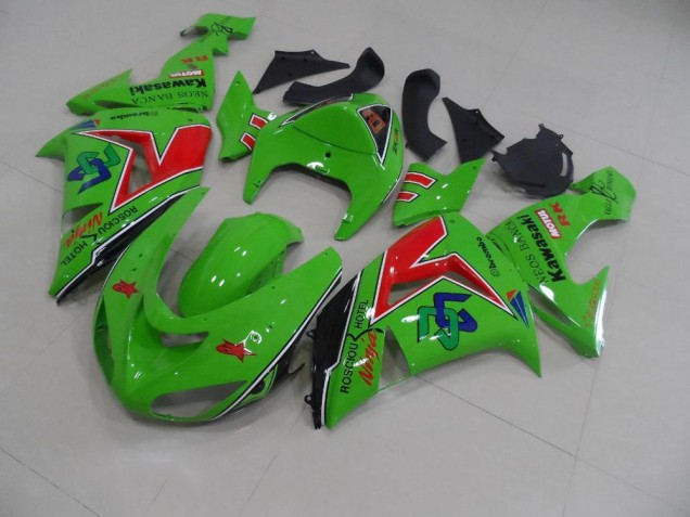 Carenado Kawasaki ZX6R 2005-2006 - Neos Banca Carenado Kawasaki ZX6R 2005-2006 - Neos Banca