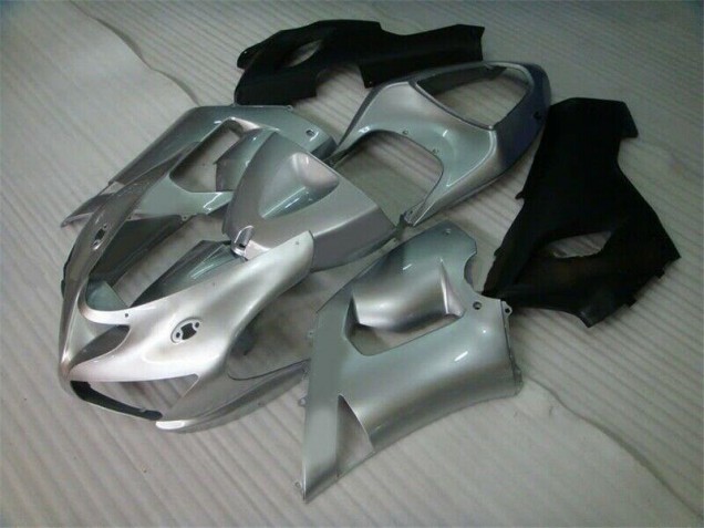 Carenado Kawasaki ZX6R 2005-2006 - Plata Negro Carenado Kawasaki ZX6R 2005-2006 - Plata Negro