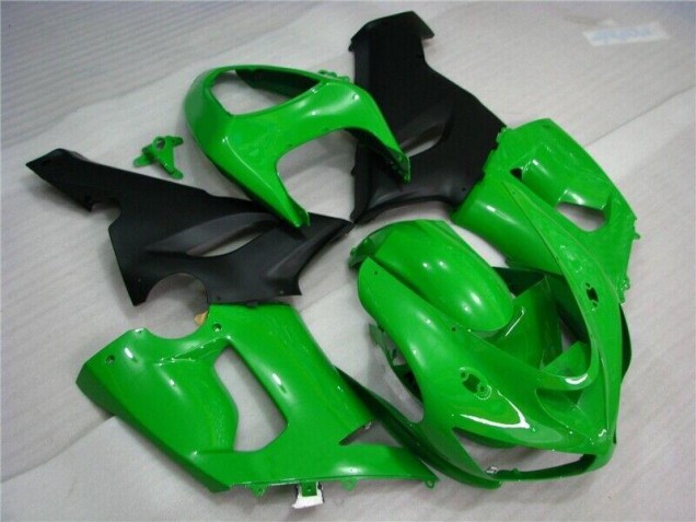 Carenado Kawasaki ZX6R 2005-2006 - Verde Negro Mate Carenado Kawasaki ZX6R 2005-2006 - Verde Negro Mate