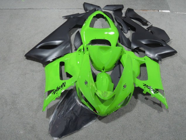 Carenado Kawasaki ZX6R 2005-2006 - Verde Negro Ninja 636 Carenado Kawasaki ZX6R 2005-2006 - Verde Negro Ninja 636