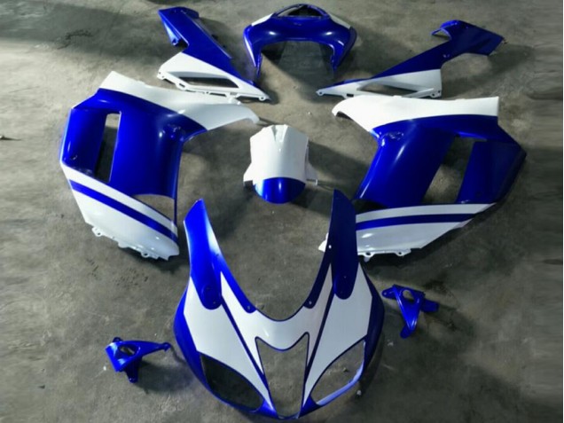 Carenado Kawasaki ZX6R 2007-2008 - Azul Blanco Carenado Kawasaki ZX6R 2007-2008 - Azul Blanco