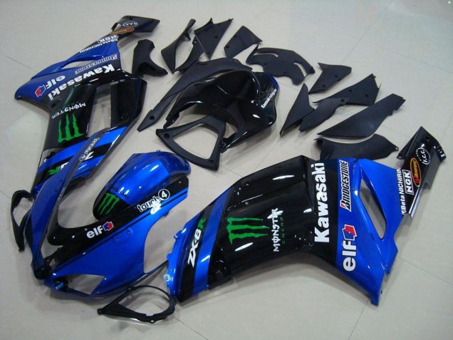 Carenado Kawasaki ZX6R 2007-2008 - Azul Monster Carenado Kawasaki ZX6R 2007-2008 - Azul Monster