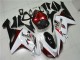 Carenado Kawasaki ZX6R 2007-2008 - Blanco Negro Rojo Carenado Kawasaki ZX6R 2007-2008 - Blanco Negro Rojo