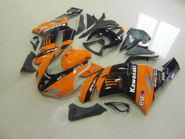 Carenado Kawasaki ZX6R 2007-2008 - Naranja Monster Carenado Kawasaki ZX6R 2007-2008 - Naranja Monster