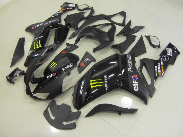 Carenado Kawasaki ZX6R 2007-2008 - Negro Monster Carenado Kawasaki ZX6R 2007-2008 - Negro Monster
