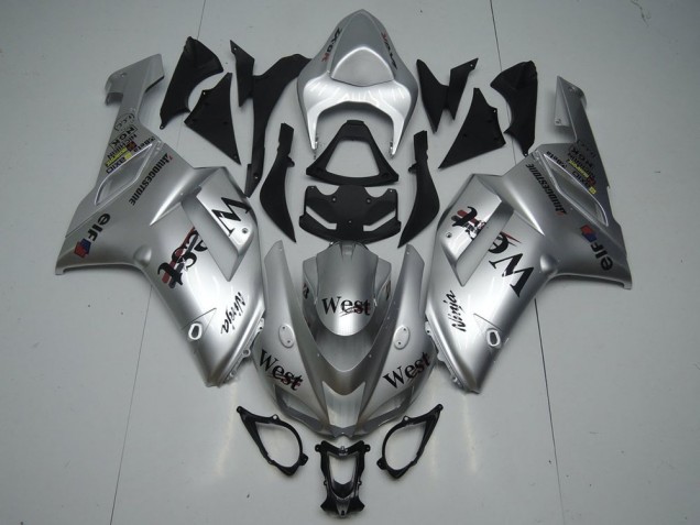 Carenado Kawasaki ZX6R 2007-2008 - Plata West Carenado Kawasaki ZX6R 2007-2008 - Plata West