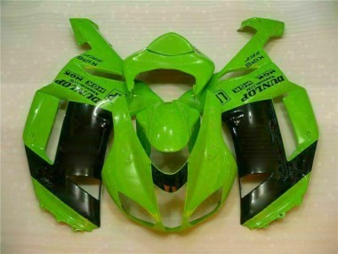 Carenado Kawasaki ZX6R 2007-2008 - Verde Negro Dunlop