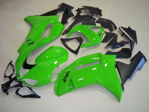 Carenado Kawasaki ZX6R 2007-2008 - Verde Negro Mate Carenado Kawasaki ZX6R 2007-2008 - Verde Negro Mate