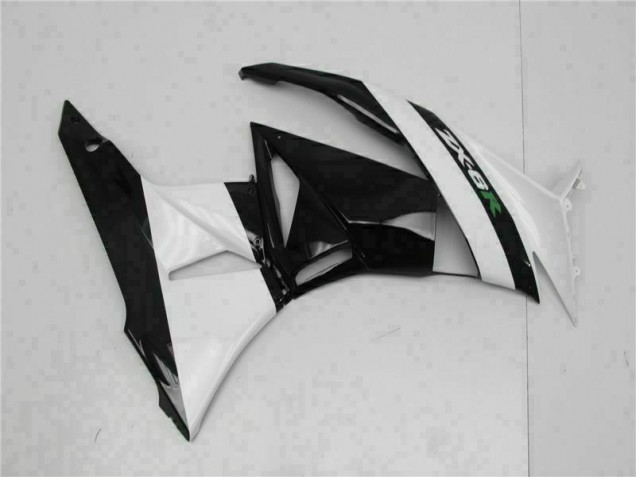 Carenado Kawasaki ZX6R 2009-2012 - Negro Blanco Carenado Kawasaki ZX6R 2009-2012 - Negro Blanco