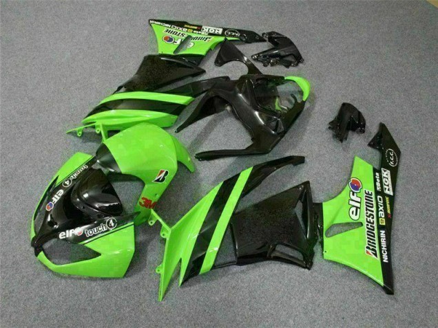 Carenado Kawasaki ZX6R 2009-2012 - Negro Verde 3M Touch4 Carenado Kawasaki ZX6R 2009-2012 - Negro Verde 3M Touch4