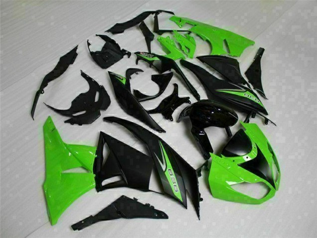 Carenado Kawasaki ZX6R 2009-2012 - Negro Verde 636 Carenado Kawasaki ZX6R 2009-2012 - Negro Verde 636