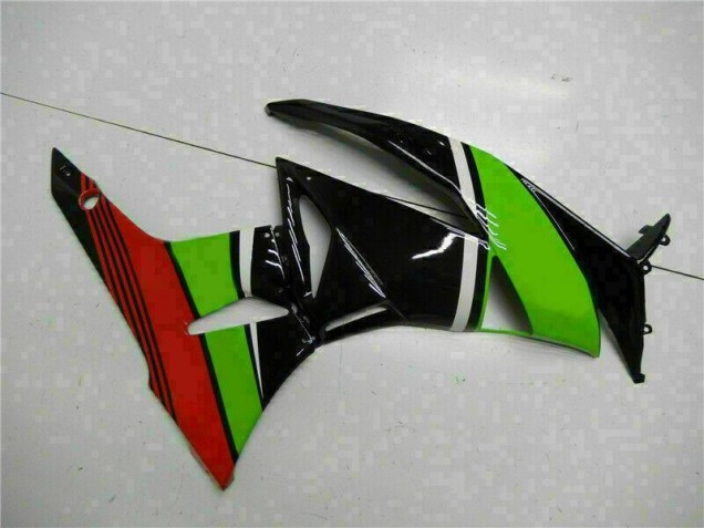 Carenado Kawasaki ZX6R 2009-2012 - Negro Verde Roja Carenado Kawasaki ZX6R 2009-2012 - Negro Verde Roja