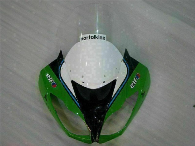 Carenado Kawasaki ZX6R 2009-2012 - Verde Negro LeoVince Carenado Kawasaki ZX6R 2009-2012 - Verde Negro LeoVince