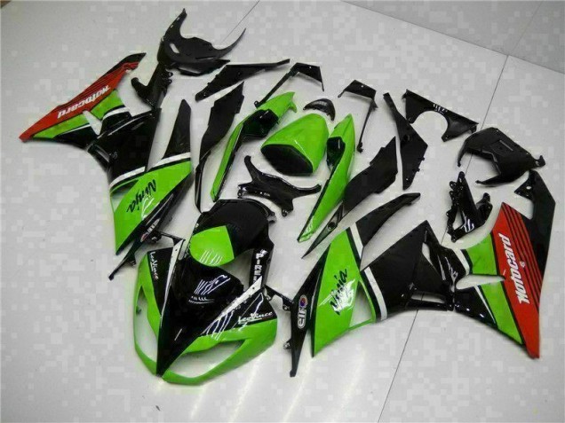 Carenado Kawasaki ZX6R 2009-2012 - Verde Negro Rojo Carenado Kawasaki ZX6R 2009-2012 - Verde Negro Rojo
