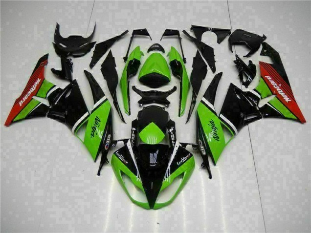 Carenado Kawasaki ZX6R 2009-2012 - Verde Negro Rojo Carenado Kawasaki ZX6R 2009-2012 - Verde Negro Rojo