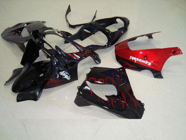 Carenado Kawasaki ZX9R 2000-2001 - Rojo Llama