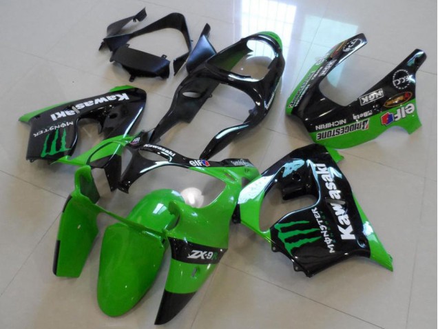 Carenado Kawasaki ZX9R 2000-2001 - Verde Monster