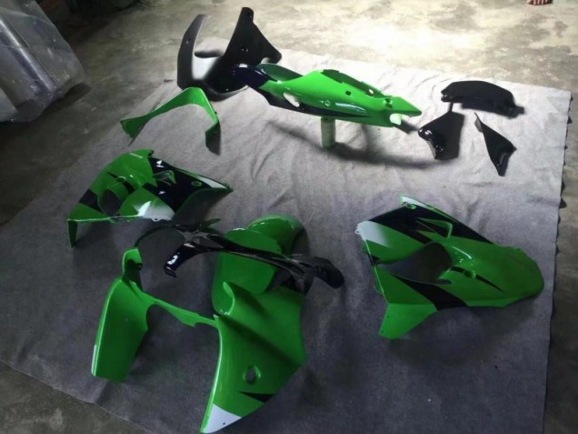 Carenado Kawasaki ZX9R 2000-2001 - Verde Negro Mate Tinta Azul Carenado Kawasaki ZX9R 2000-2001 - Verde Negro Mate Tinta Azul