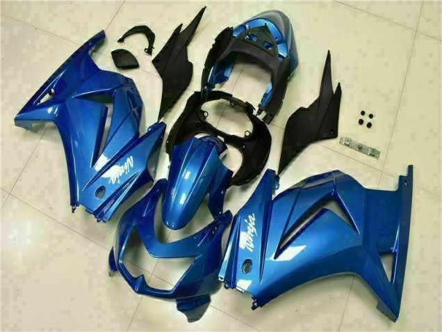 Carenado & Plástico Kawasaki EX250 2008-2012 - Azul Negro Blanco Ninja Carenado & Plástico Kawasaki EX250 2008-2012 - Azul Negro Blanco Ninja