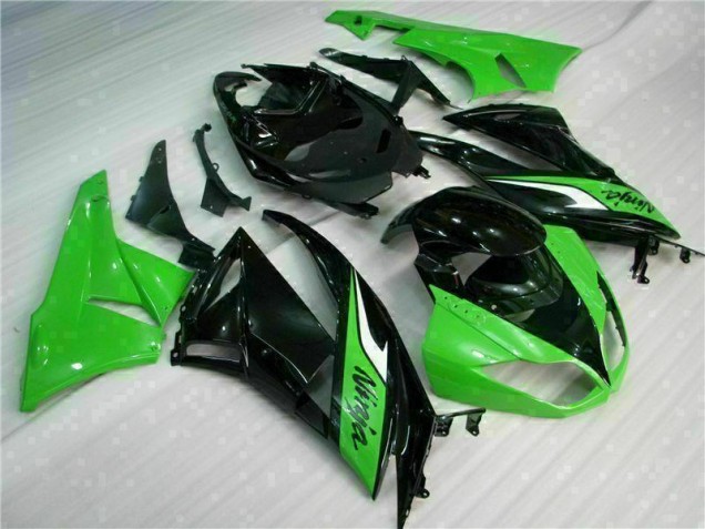 Carenado & Plástico Kawasaki ZX6R 2009-2012 - Negro Verde Carenado & Plástico Kawasaki ZX6R 2009-2012 - Negro Verde