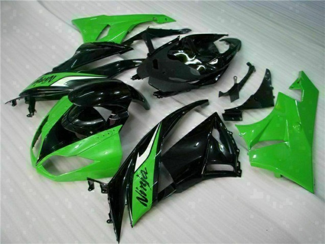 Carenado & Plástico Kawasaki ZX6R 2009-2012 - Negro Verde Carenado & Plástico Kawasaki ZX6R 2009-2012 - Negro Verde