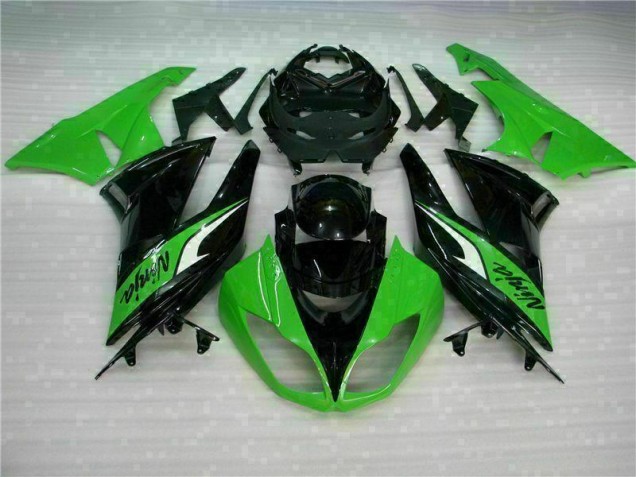 Carenado & Plástico Kawasaki ZX6R 2009-2012 - Negro Verde Carenado & Plástico Kawasaki ZX6R 2009-2012 - Negro Verde