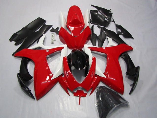 Carenado & Plástico Suzuki GSXR 600 K6 2006-2007 - Rojo Negro