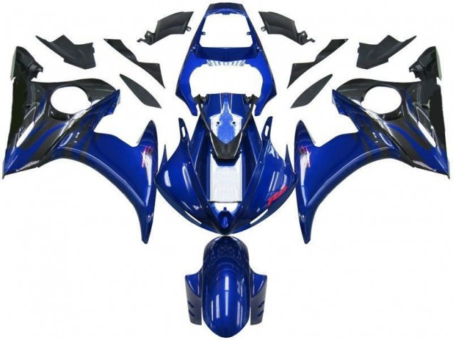 Carenado & Plástico Yamaha R6 2003-2005 - Azul Negro Carenado & Plástico Yamaha R6 2003-2005 - Azul Negro