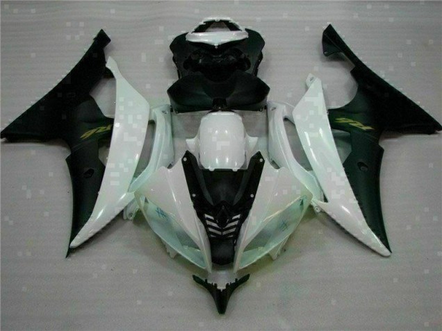 Carenado & Plástico Yamaha R6 2008-2016 - Blanco Negro Carenado & Plástico Yamaha R6 2008-2016 - Blanco Negro