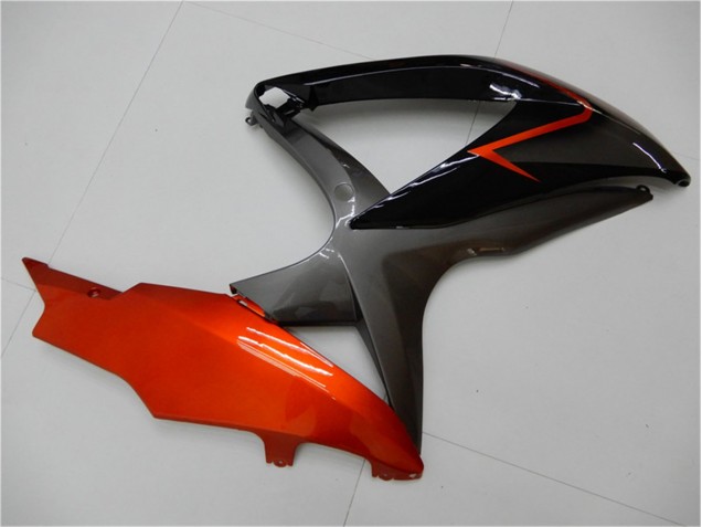 Carenado Suzuki GSXR 600 / 750 K8 2008-2010 - Negro Naranja Gris Carenado Suzuki GSXR 600 / 750 K8 2008-2010 - Negro Naranja Gris