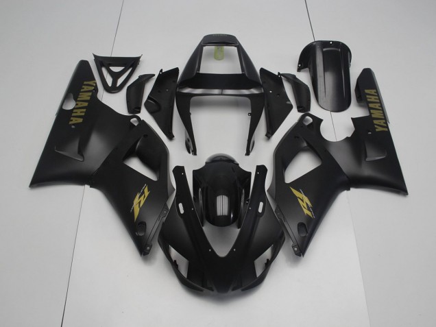 Carenado Yamaha R1 1998-1999 - Negro Mate Amarillo