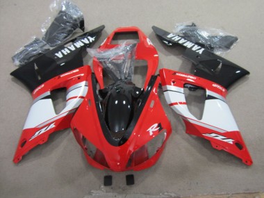 Carenado Yamaha R1 1998-1999 - Negro Rojo Blanco Calcomanía