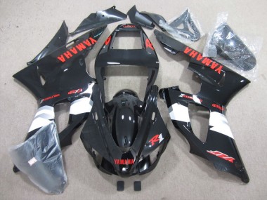 Carenado Yamaha R1 1998-1999 - Negro Rojo Calcomanía