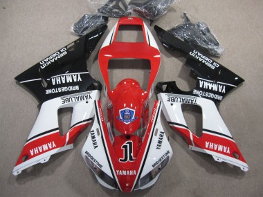 Carenado Yamaha R1 1998-1999 - Rojo Blanco Negro 50