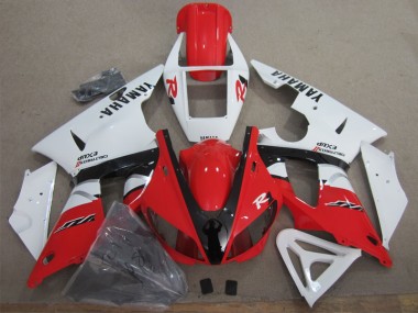Carenado Yamaha R1 1998-1999 - Rojo Blanco Negro Calcomanía