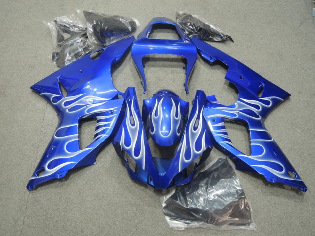 Carenado Yamaha R1 2000-2001 - Azul Blanco Llama Carenado Yamaha R1 2000-2001 - Azul Blanco Llama