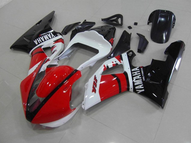 Carenado Yamaha R1 2000-2001 - Rojo Negro Blanco Carrera Versión Carenado Yamaha R1 2000-2001 - Rojo Negro Blanco Carrera Versión