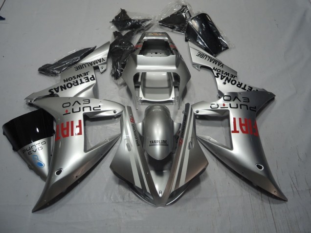 Carenado Yamaha R1 2002-2003 - Plata Fiat Carenado Yamaha R1 2002-2003 - Plata Fiat