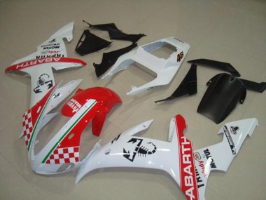 Carenado Yamaha R1 2002-2003 - Rojo Blanco Bandera