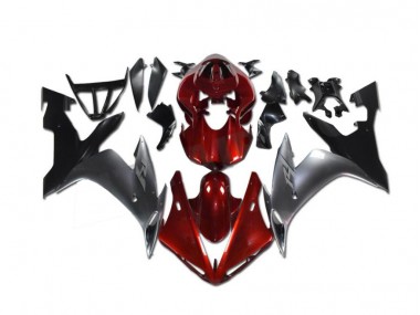 Carenado Yamaha R1 2002-2003 - Rojo Gris Negro