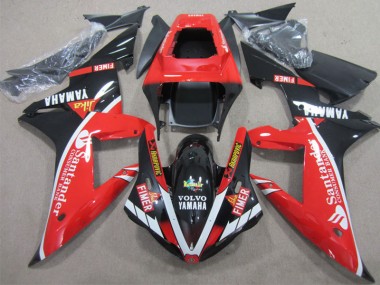 Carenado Yamaha R1 2002-2003 - Rojo Negro Santander